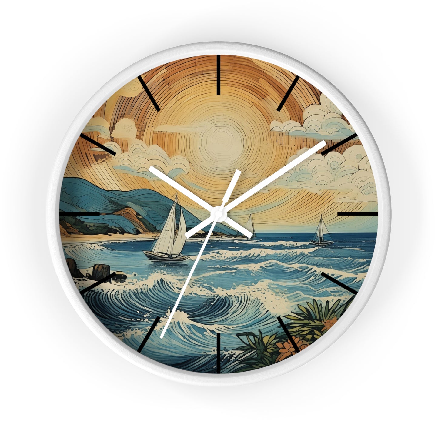 Sailing Weather Wall Clock