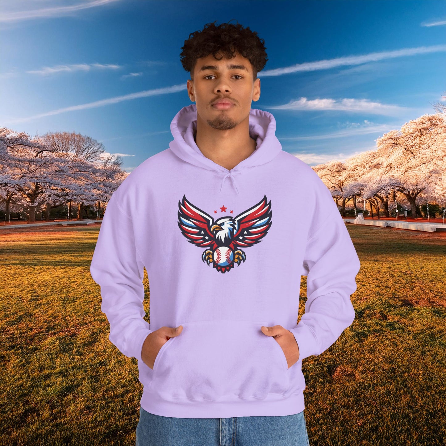 Washington Baseball Eagle Hoodie