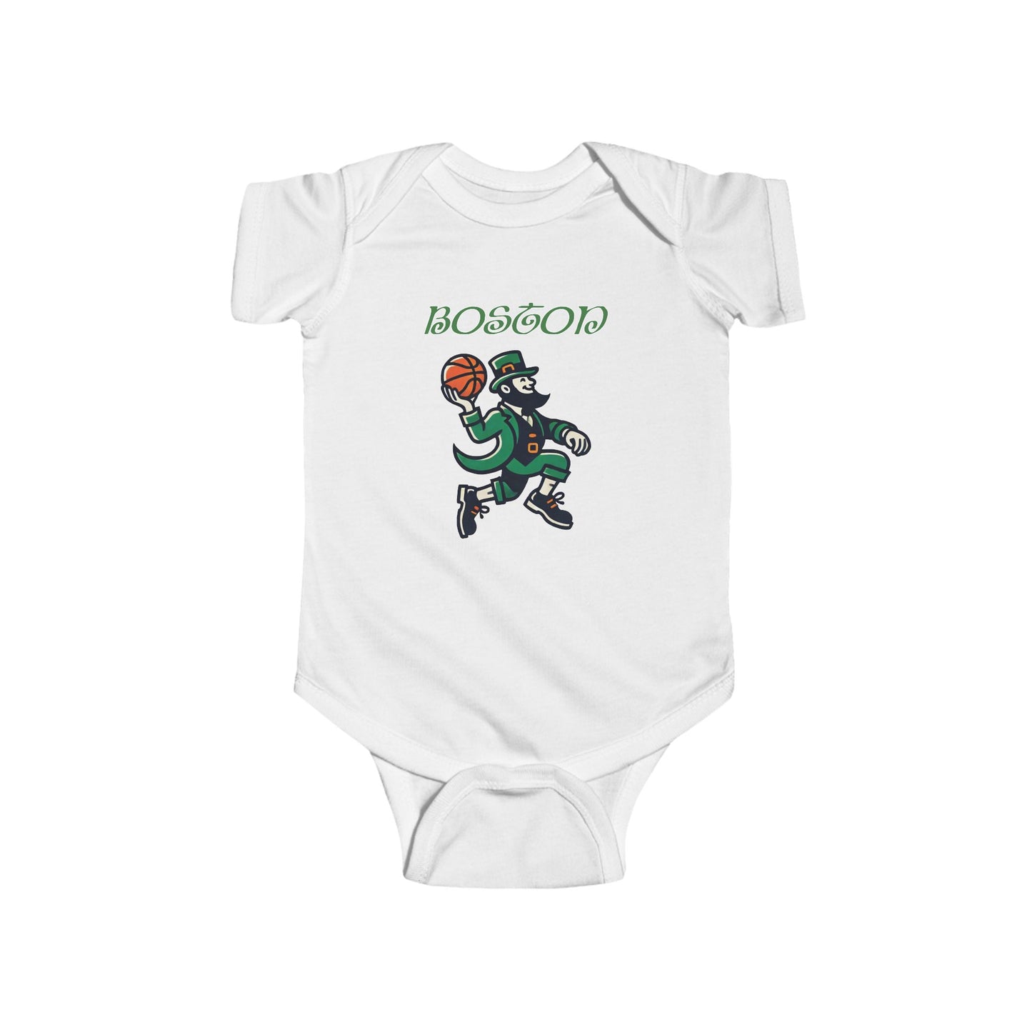 Boston Basketball Logo Infant Bodysuit