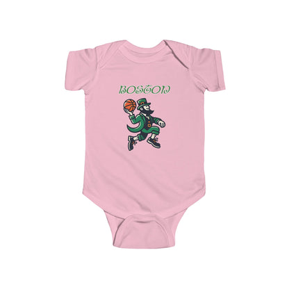 Boston Basketball Logo Infant Bodysuit