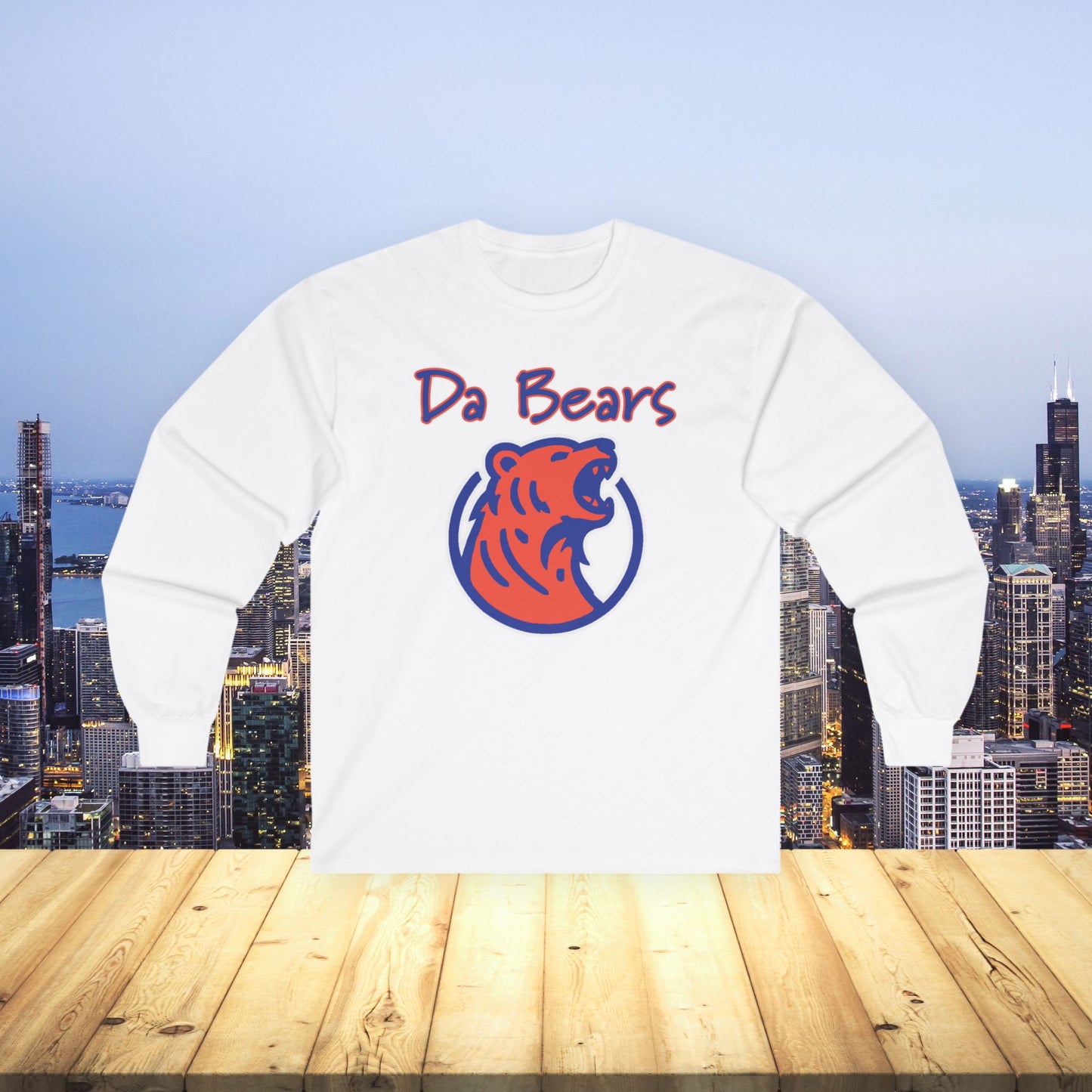 Da Bears Logo Long Sleeve Tee