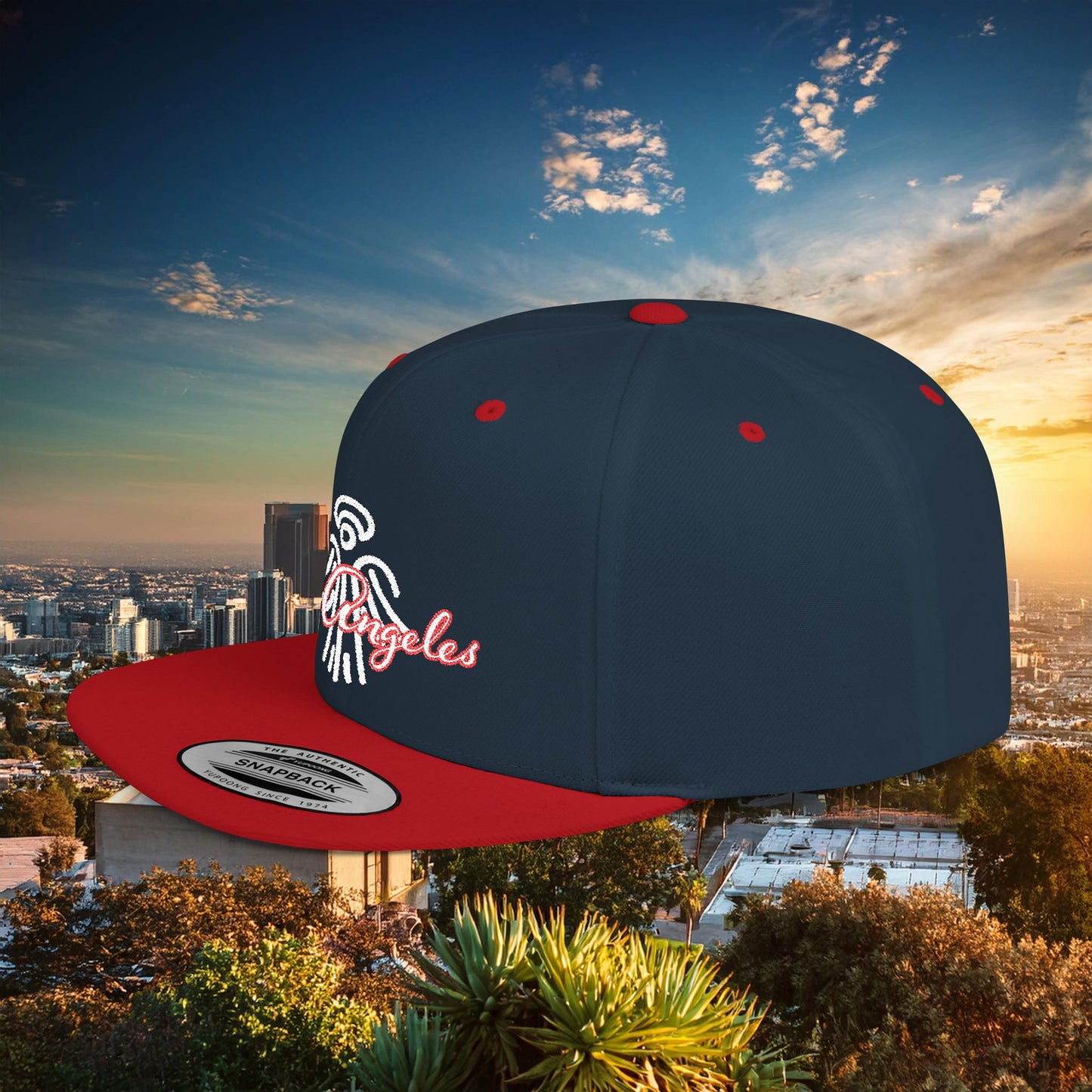 LA Angel Flat Bill Snapback