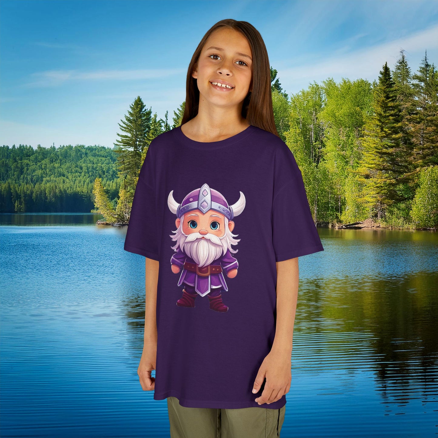 Purple Viking Kids Tee
