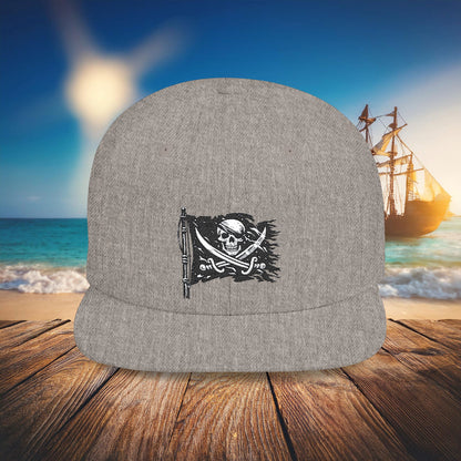Jolly Roger Flat Bill Snapback