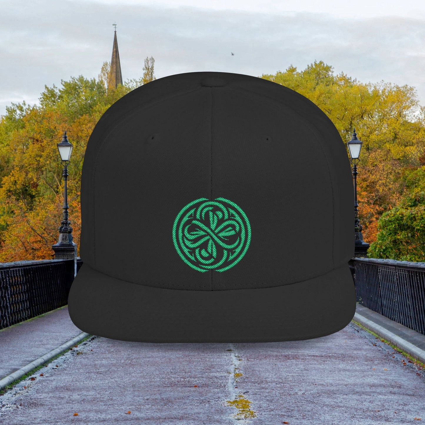 Celtic FC Crest Flat Bill Snapback