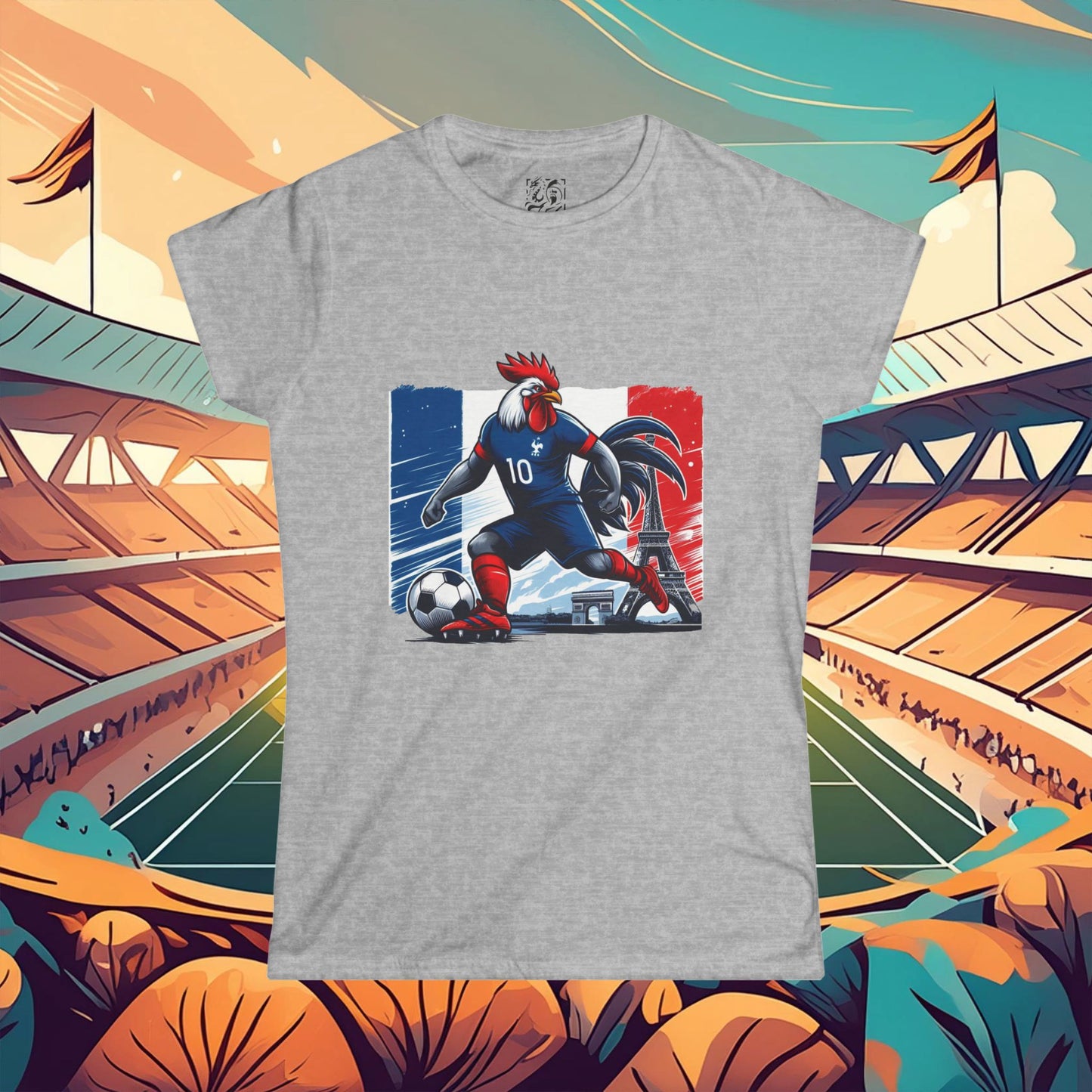 French Football Women's Softstyle Tee