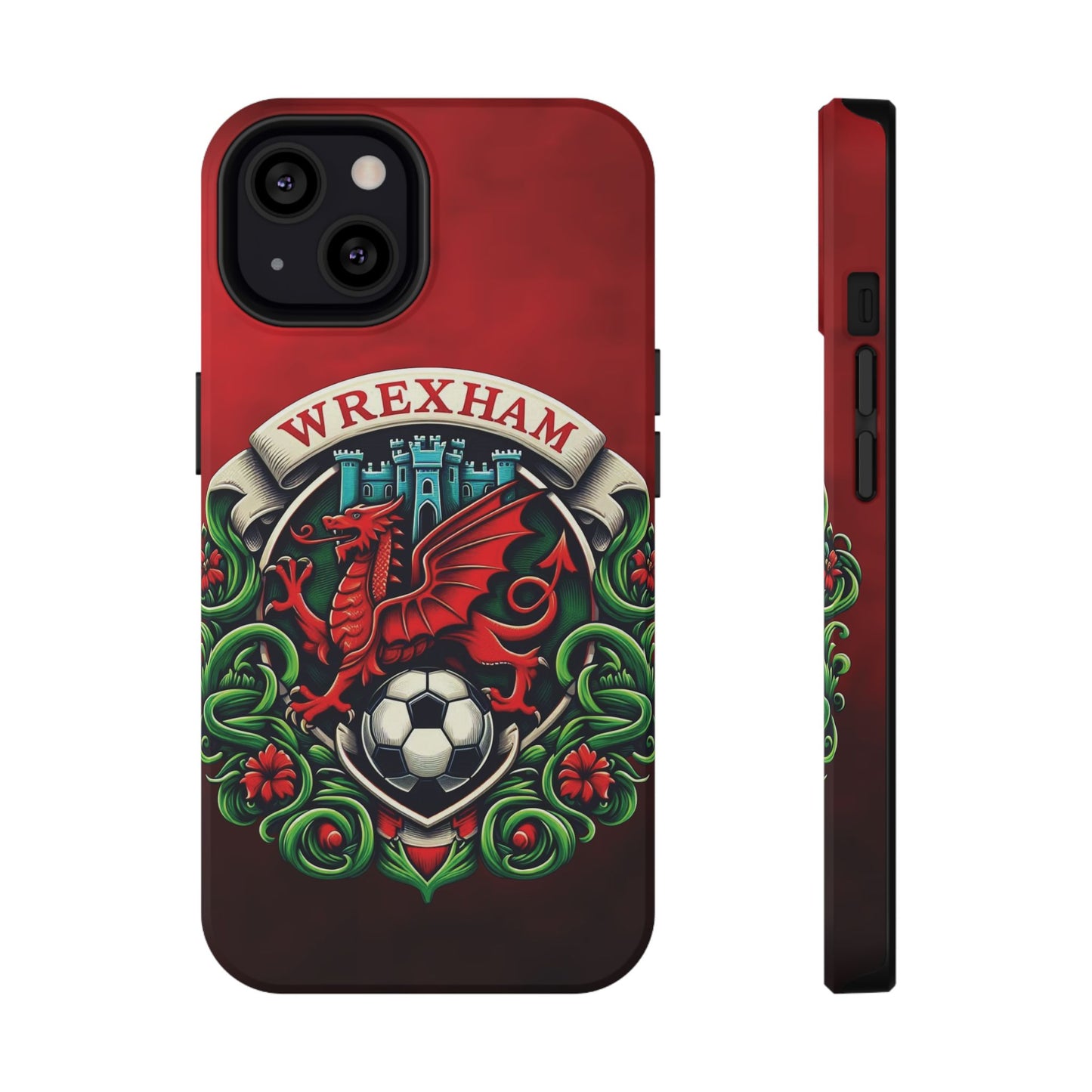 Wrexham Crest Impact-Resistant Cases