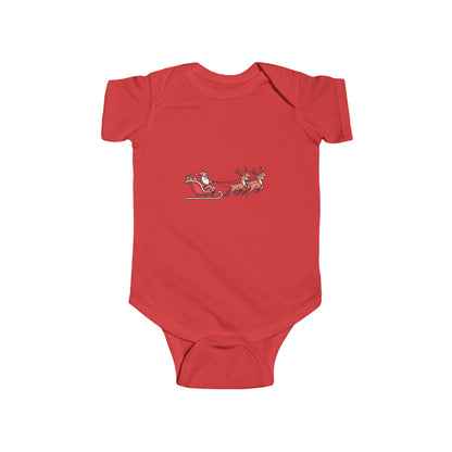 Santa's Sleigh Infant Bodysuit