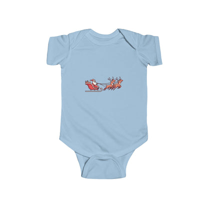 Santa's Sleigh Infant Bodysuit