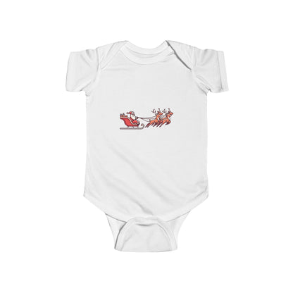 Santa's Sleigh Infant Bodysuit