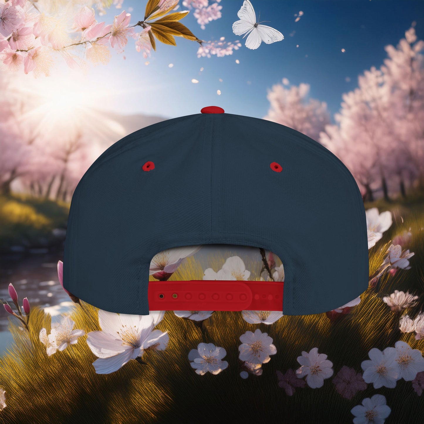 Rainbow Kiss Flat Bill Snapback