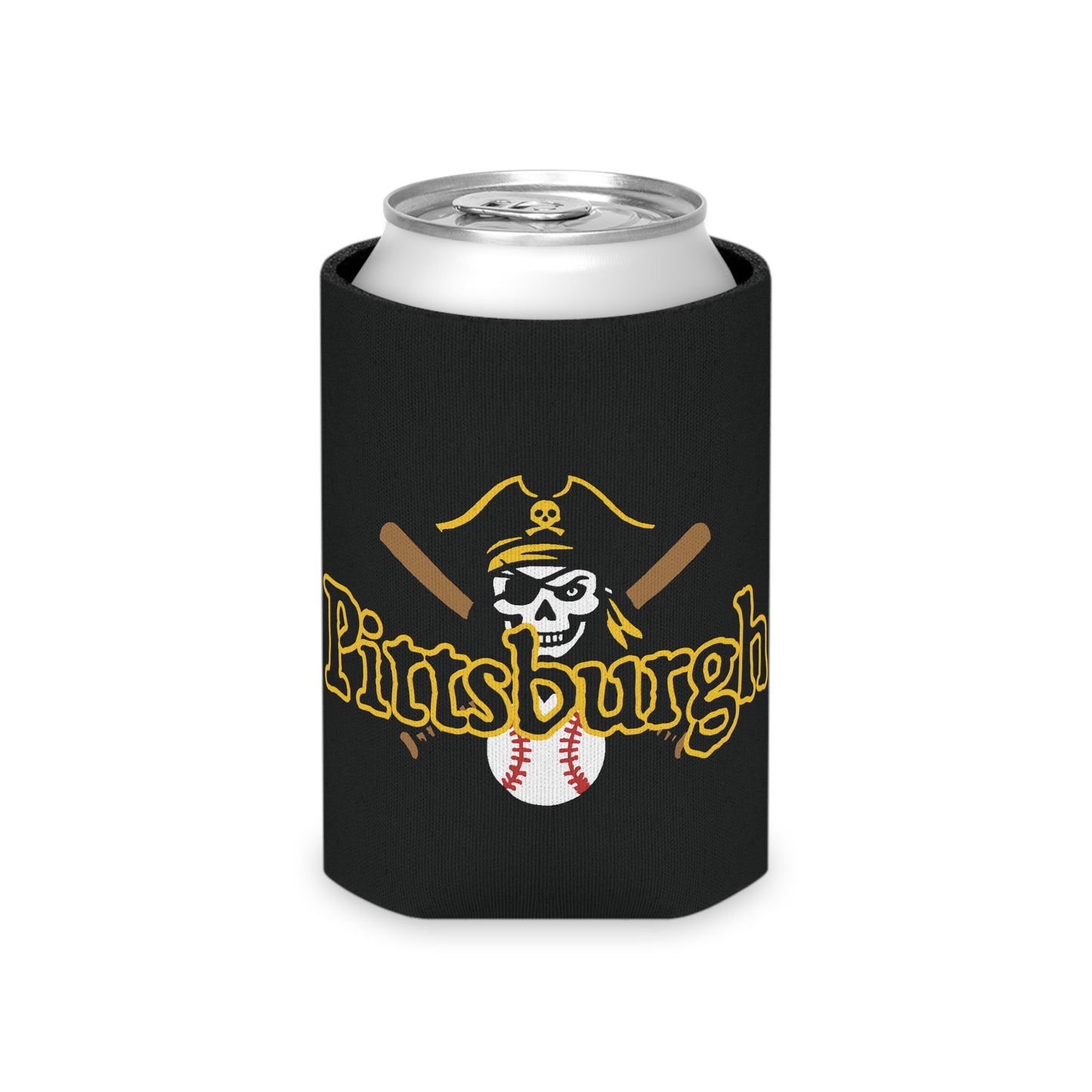 Pittsburgh Baseball Logo Can Cooler