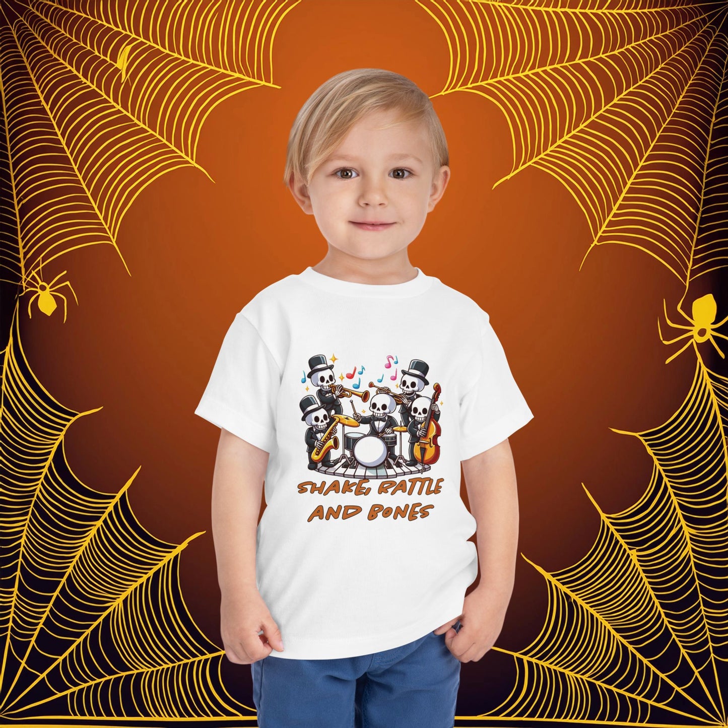 Skeleton Shake, Rattle and Bones Toddler Tee