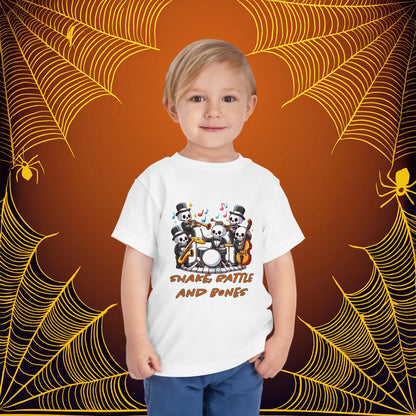 Skeleton Shake, Rattle and Bones Toddler Tee