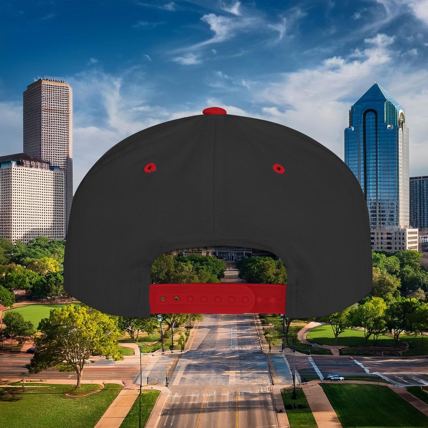 Texas Baseball Logo Flat Bill Snapback