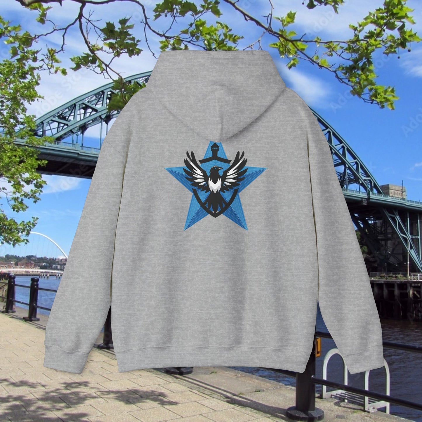 Newcastle United Blue Star Mags Hoodie