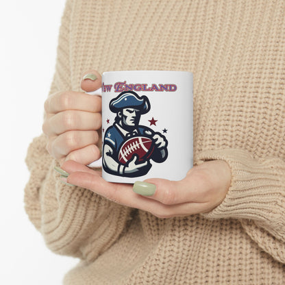 New England Football Ceramic Mug (11oz/15oz)