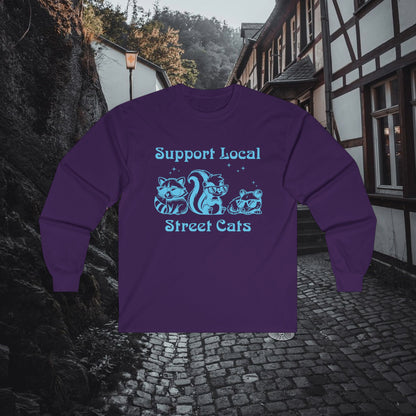 Support Local Street Cats Long Sleeve Tee