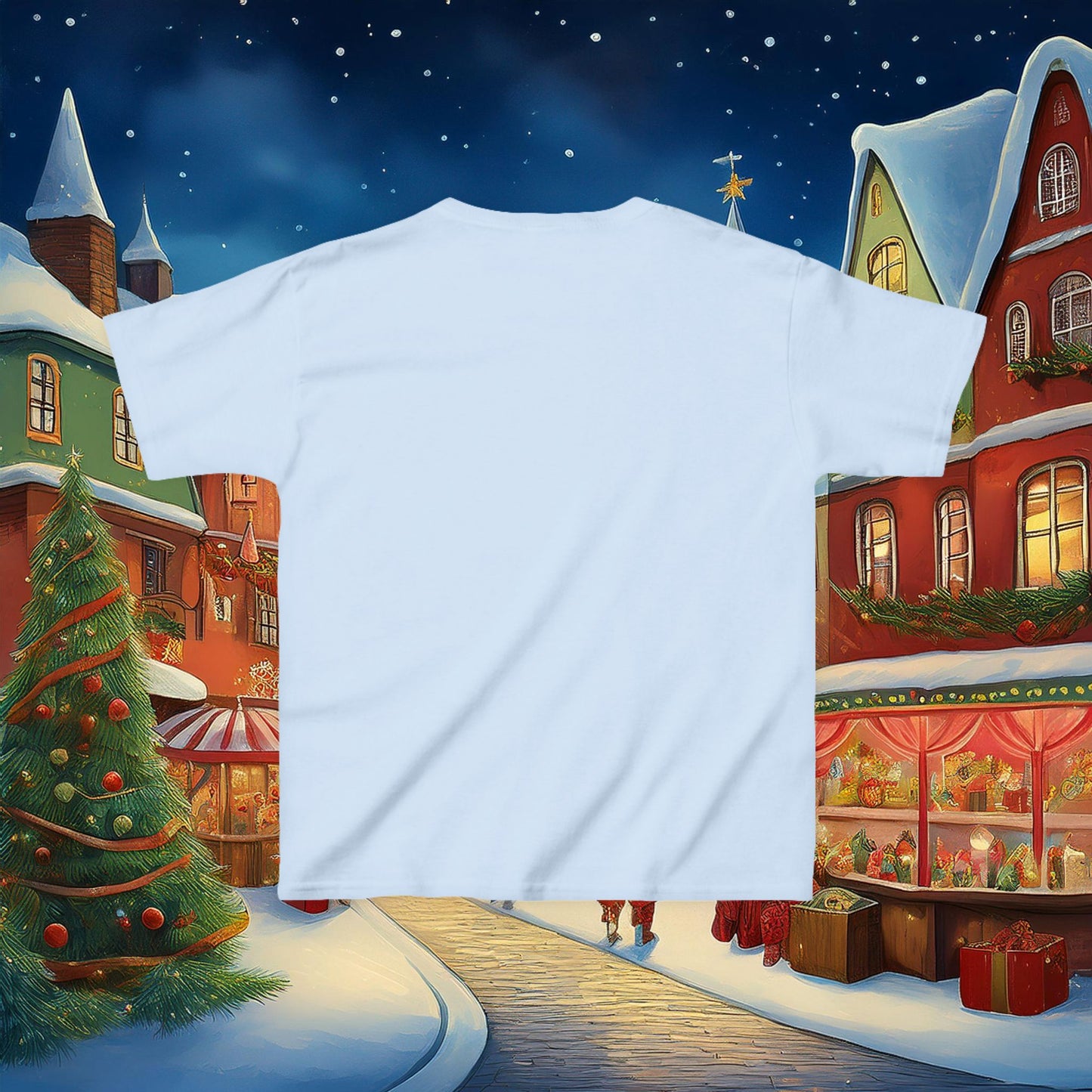 Catching Waves Santa Kids Tee