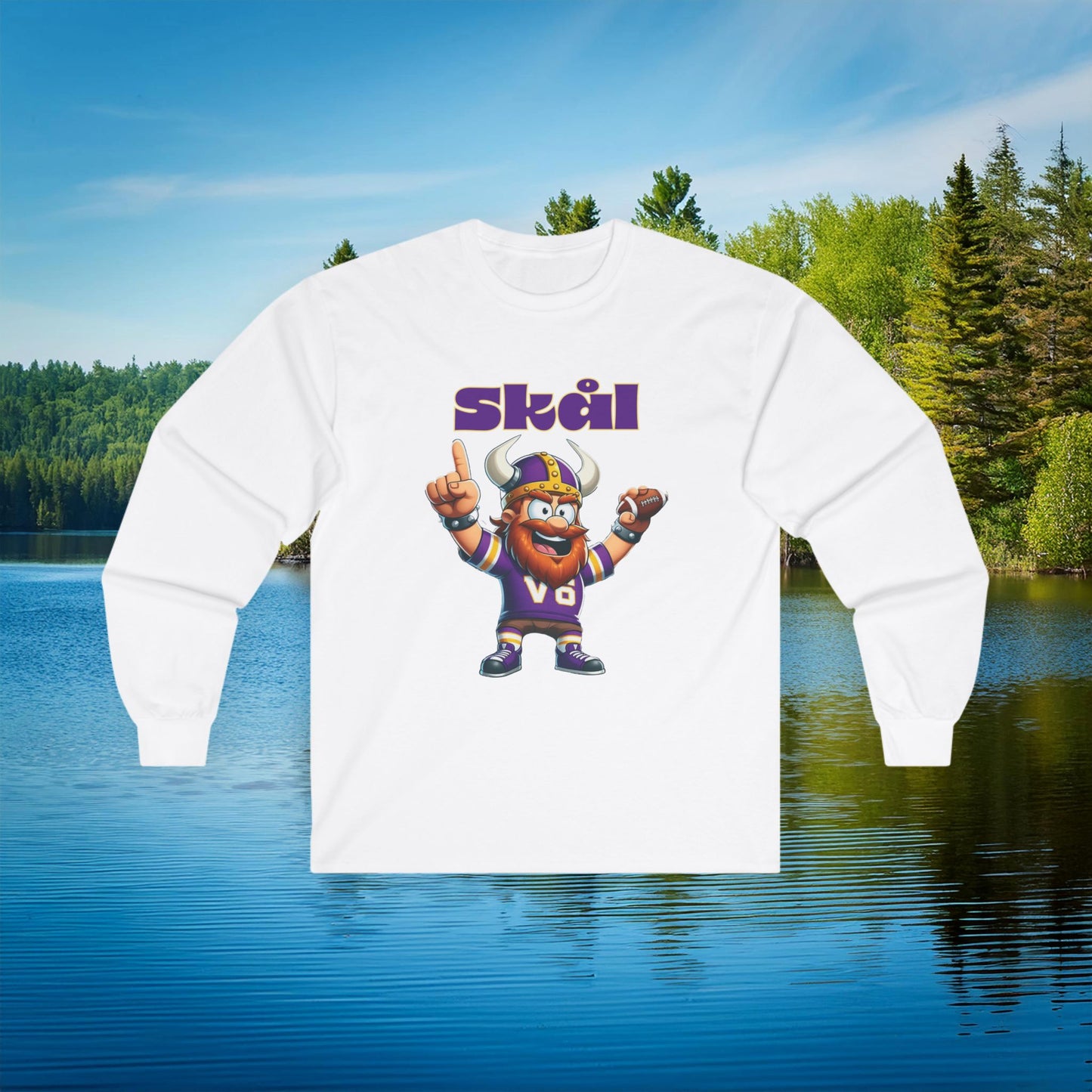 Minnesota Football Skol Long Sleeve Tee