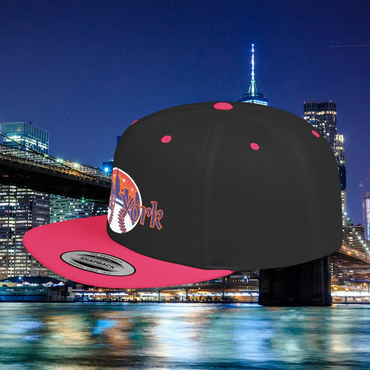 NY Metro Baseball Flat Bill Snapback