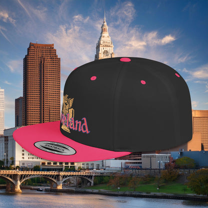 Cleveland Baseball Logo Flat Bill Snapback