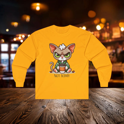 Cranky Cat Long Sleeve Tee