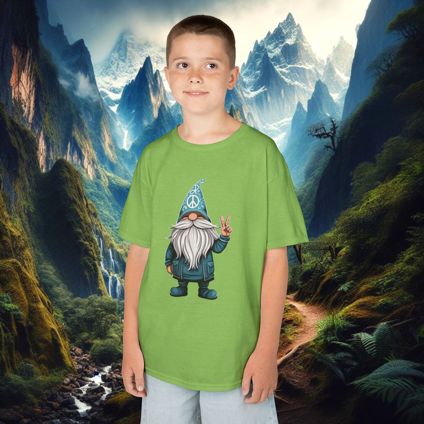 Peace Gnome Kids Tee