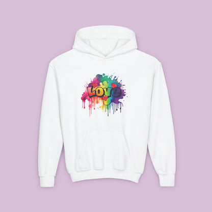 Love Color Bomb Youth Hoodie