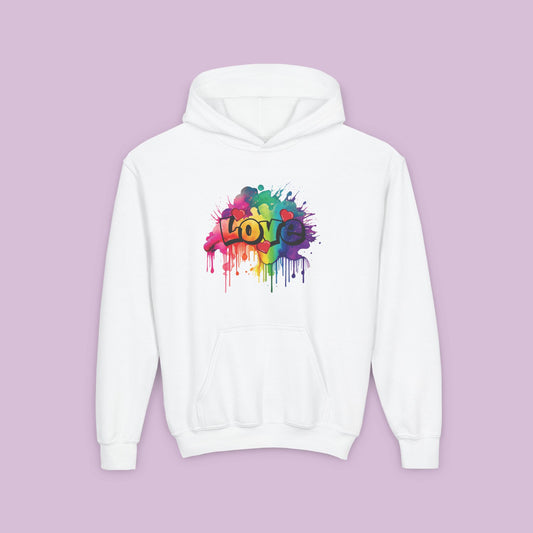 Love Color Bomb Youth Hoodie