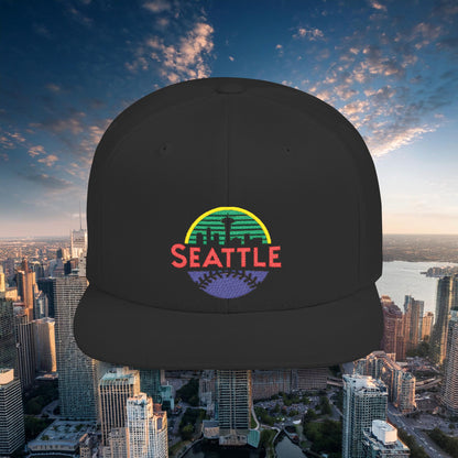 Seattle Baseball Flat Bill Snapback