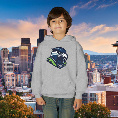 Seattle Football Crest Youth Hoodie