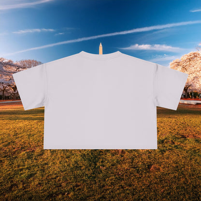 Psychedelic Wizard's Player Women's Crop Tee