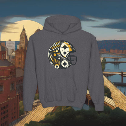 Pittsburgh Football Crest Youth Hoodie
