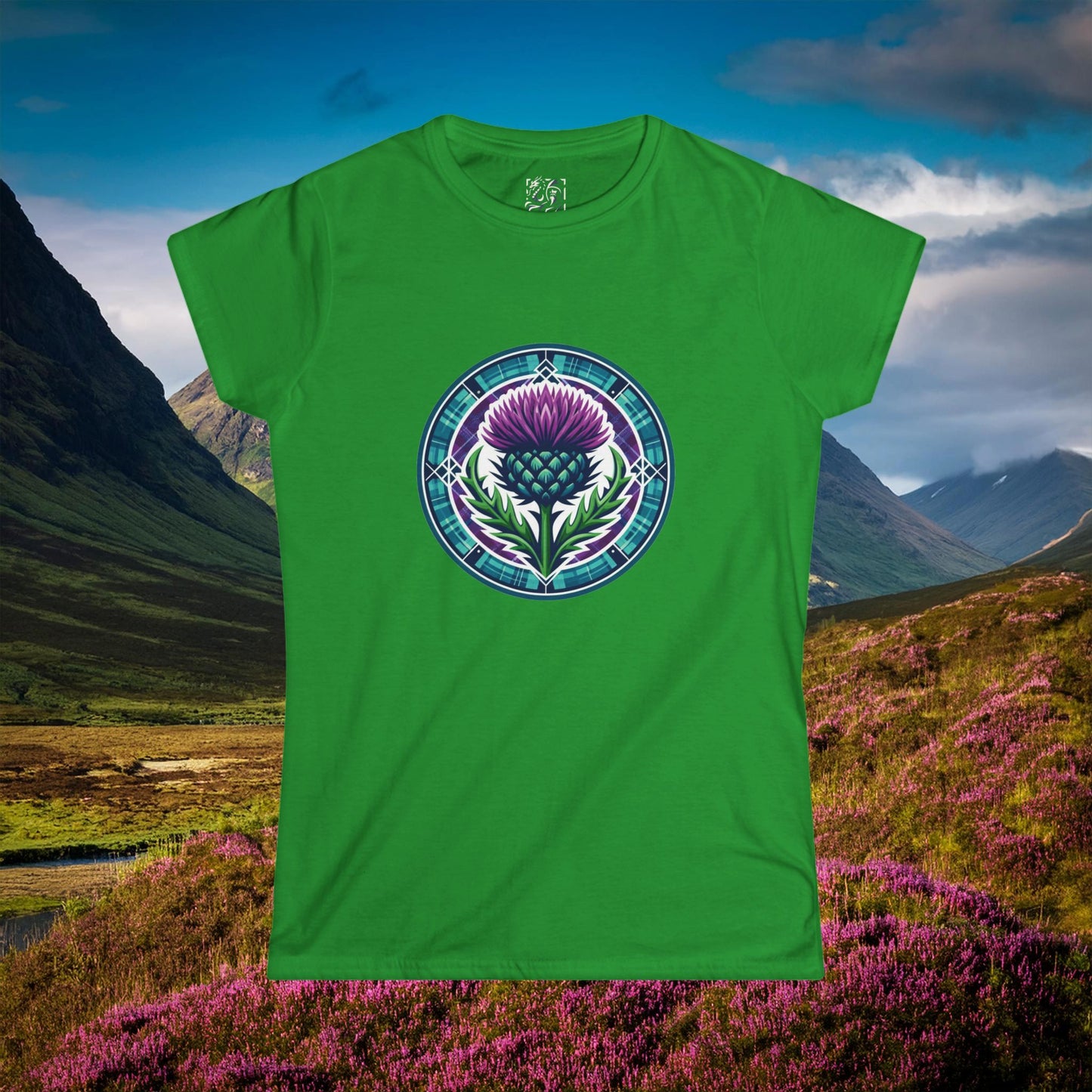 Scotland Thistle Women's Softstyle Tee