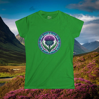 Scotland Thistle Women's Softstyle Tee