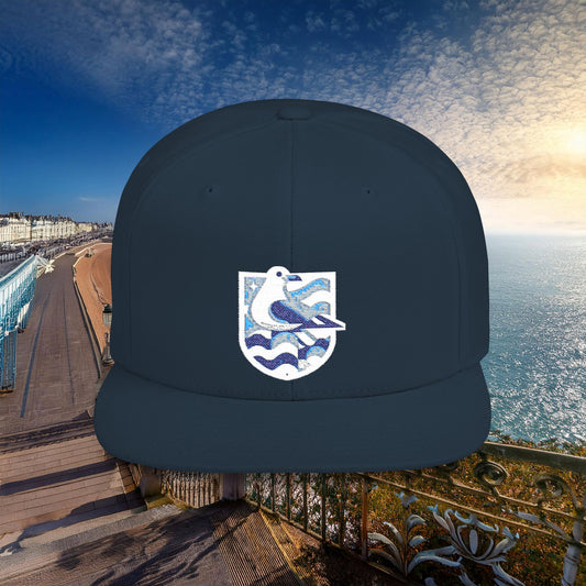 Brighton & Hove Albion Gull Crest Flat Bill Snapback