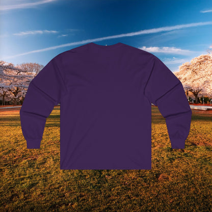 Psychedelic Funky W Skull Long Sleeve Tee