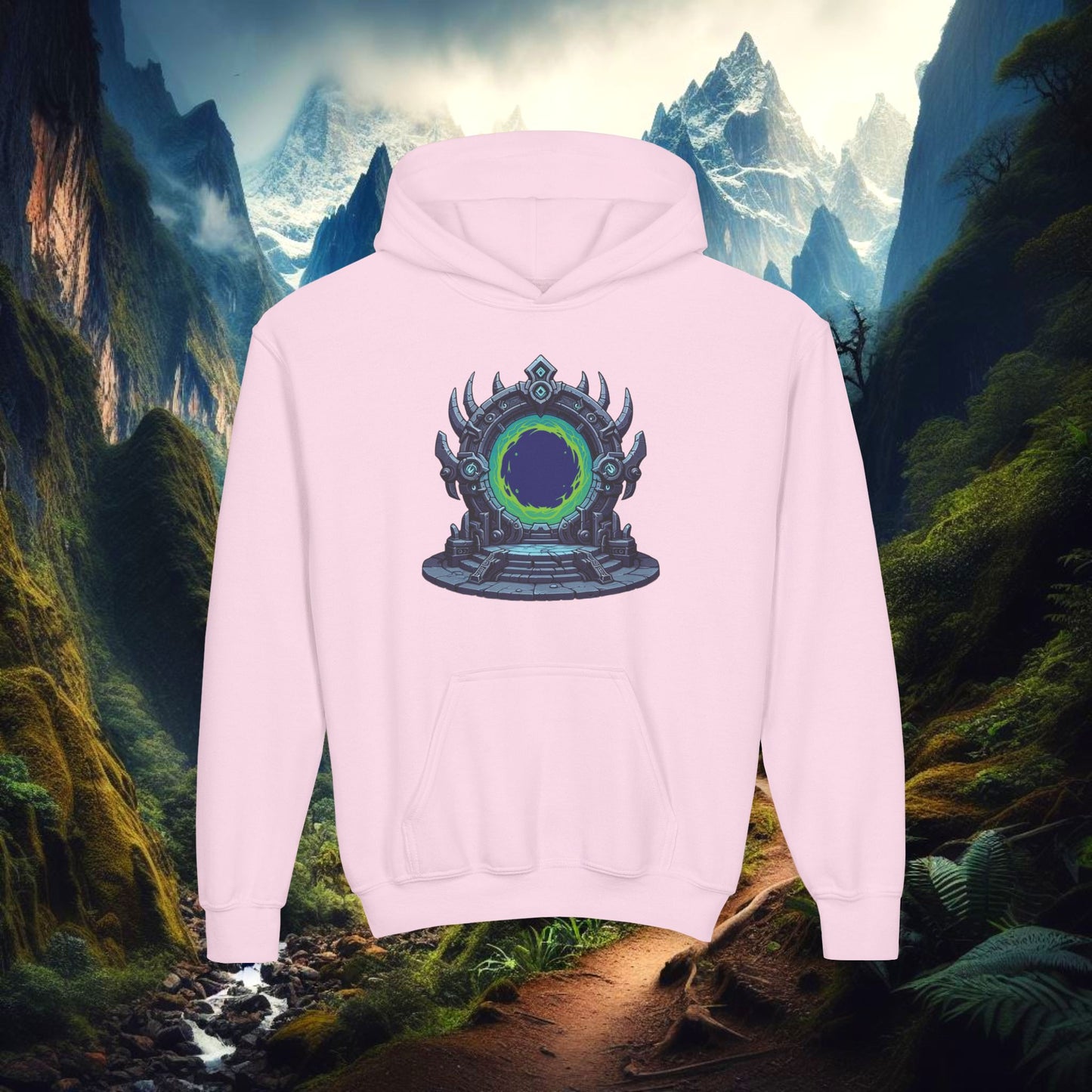 Dark Portal Youth Hoodie