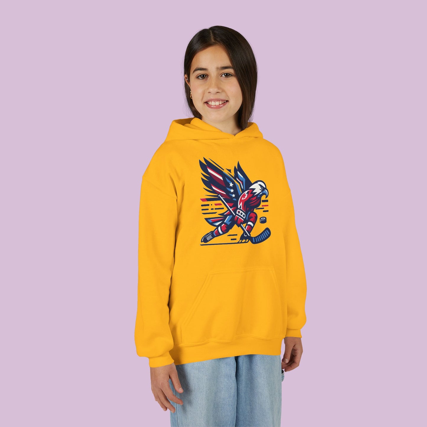Washington Hockey Eagle Youth Hoodie