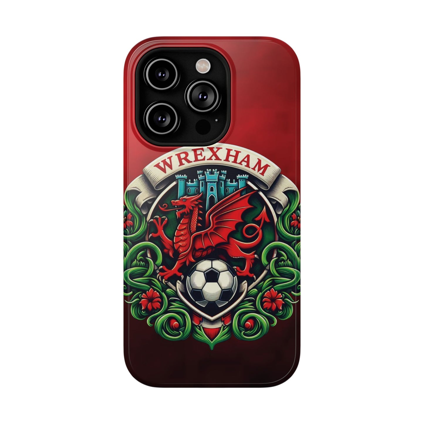 Wrexham Crest Impact-Resistant Cases