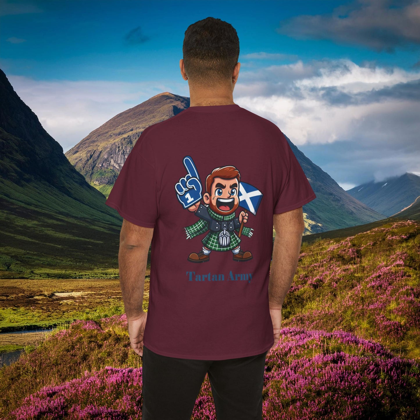 Scotland Tartan Army Tee