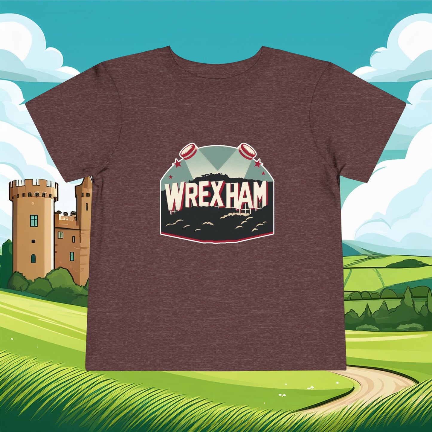 Wrexham Hollywood Sign Toddler Tee