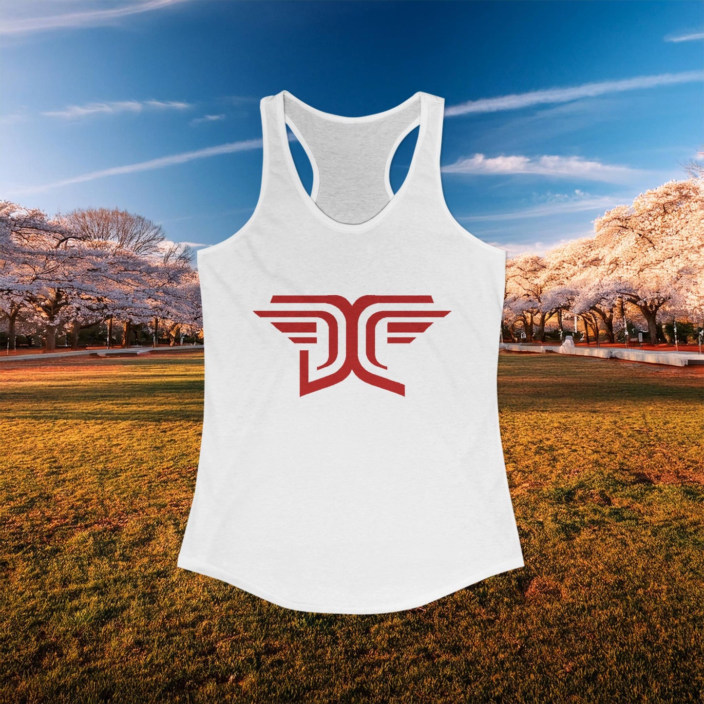 Winged DC Women's Racerback Tank