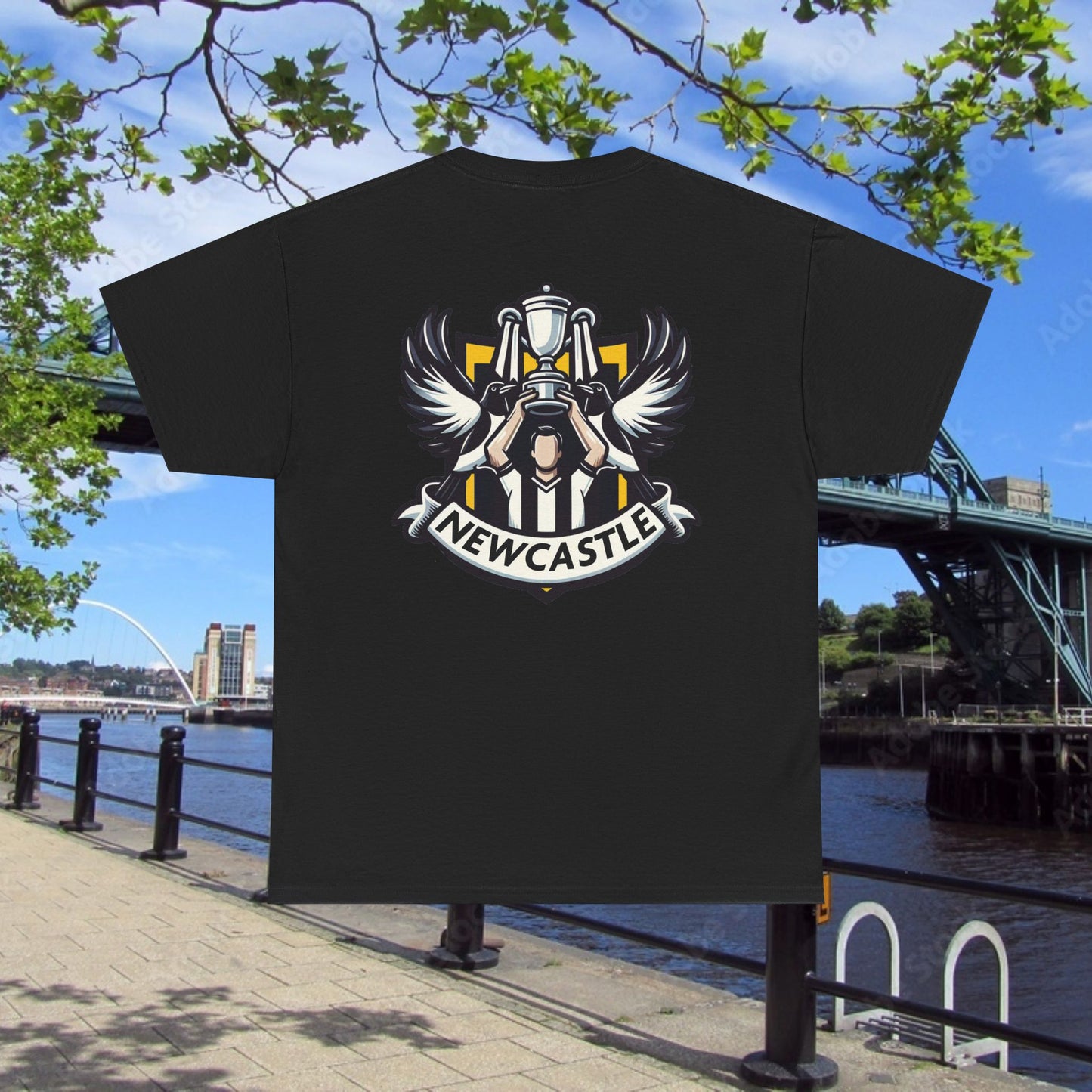 Newcastle Cup Champions Crest Tee