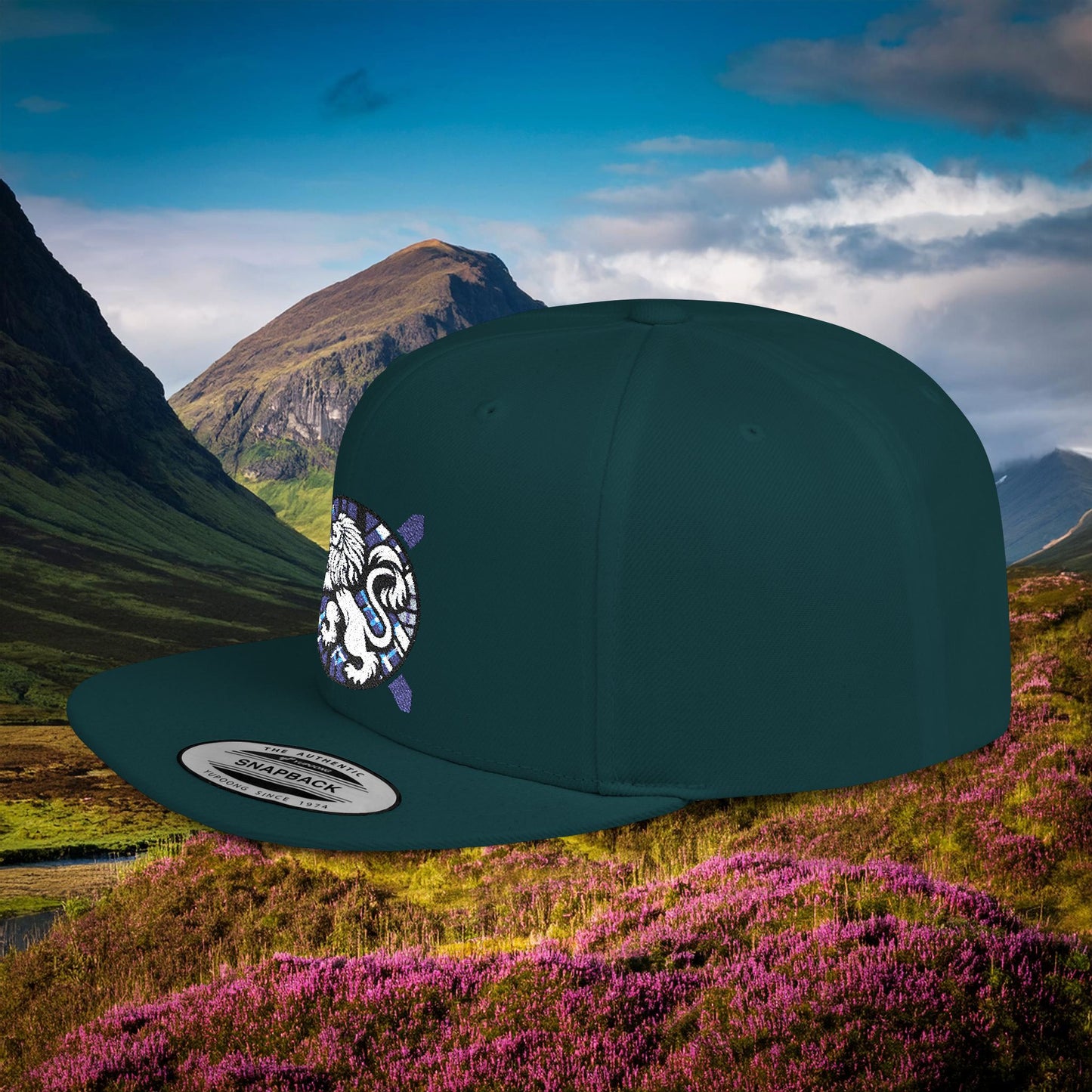Scotland Rampant Lion Flat Bill Snapback