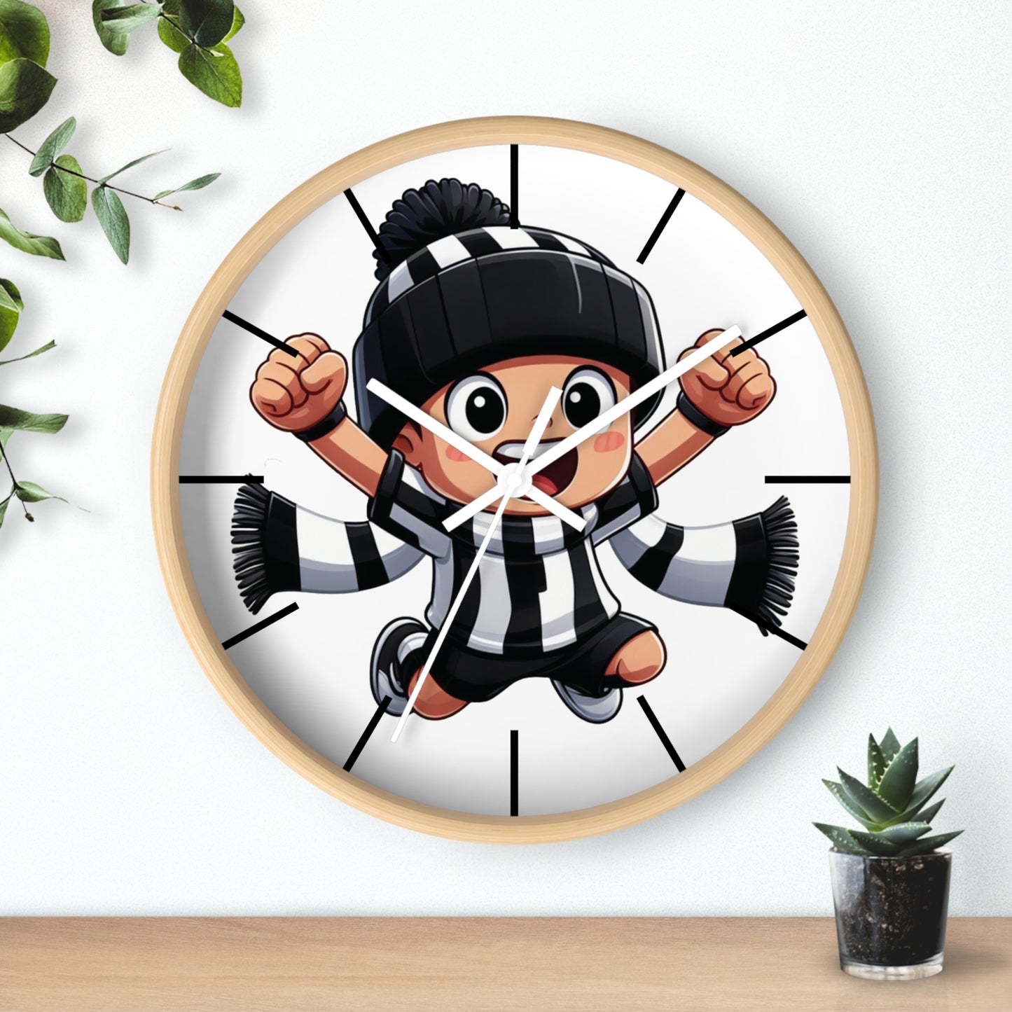 Mini Toon Supporter Wall Clock