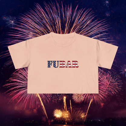 USA FUBAR Women's Crop Tee