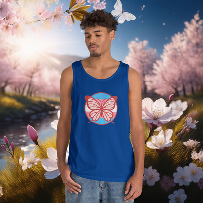 The T Elders Butterfly Unisex Heavy Cotton Tank Top