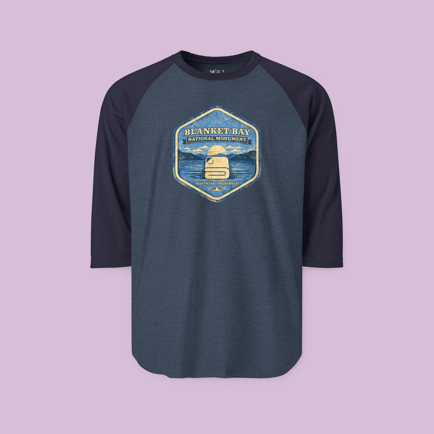 Blanket Bay National Monument Raglan Tee